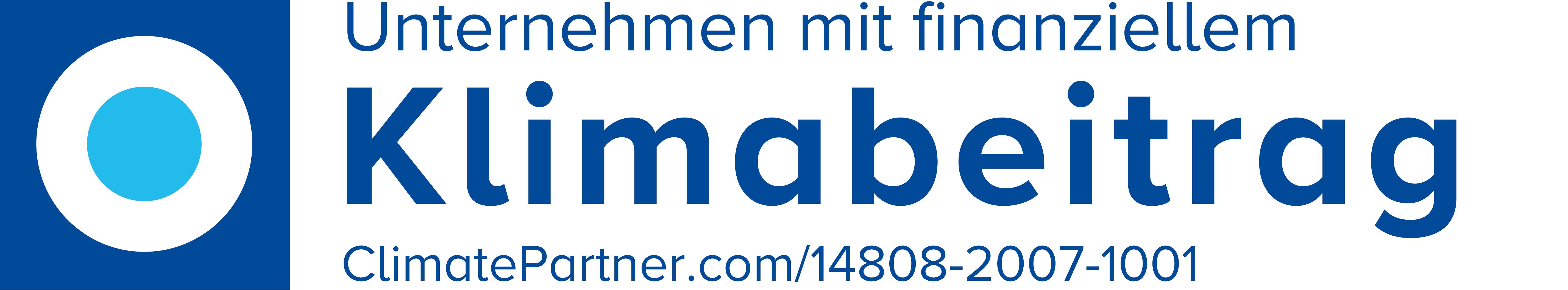 Klimaneutral, Unternehmen, ClimatePartner.com/14808-2007-1001